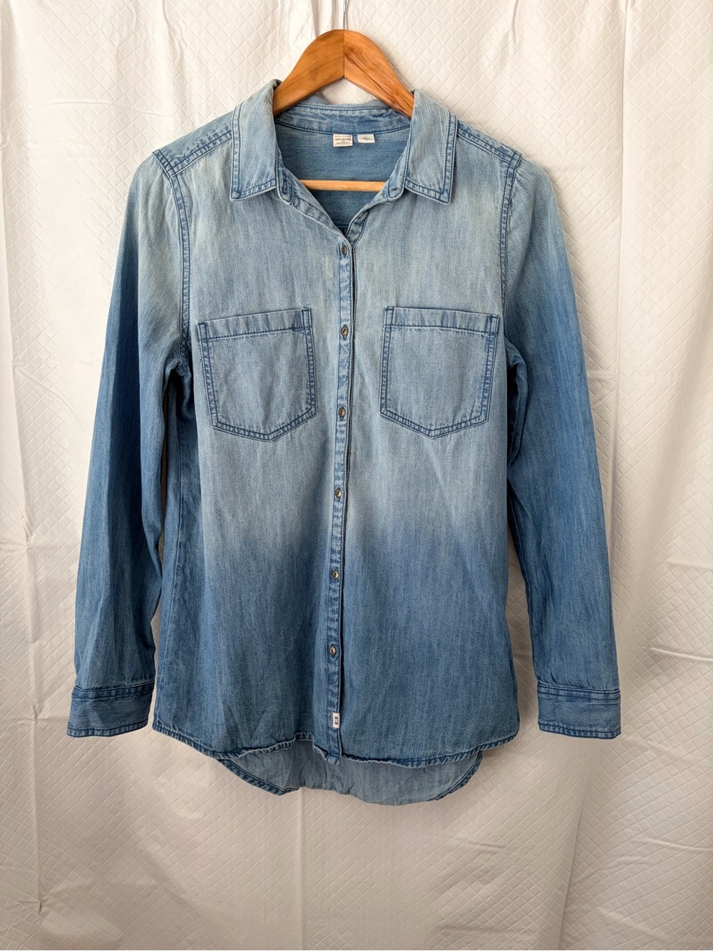 Melrose and Market Light Blue Denim Shirt
